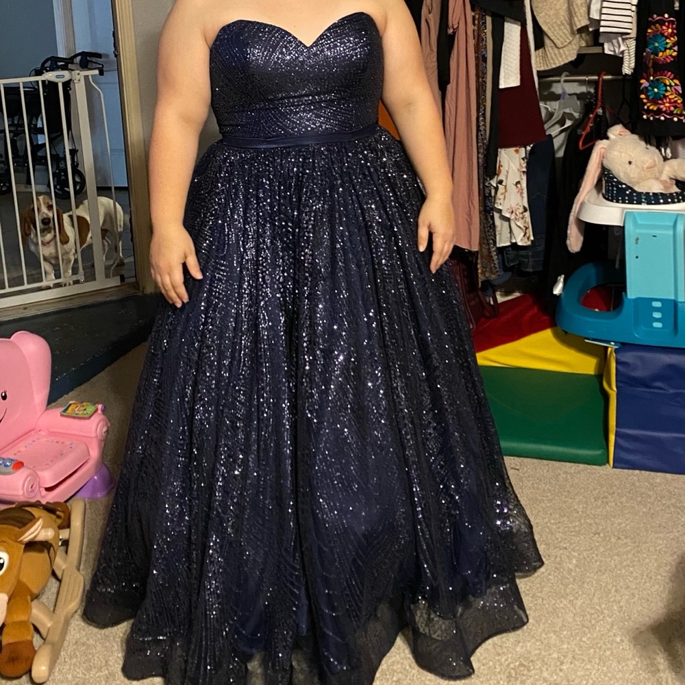 Navy Blue Dress